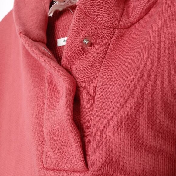 ba&sh Short Sleeve Hoodie in Vieuxrose - Picture 4 of 8